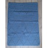 Deken diamantjes blauw