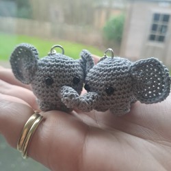 Knuffel Olifantje sleutelhanger